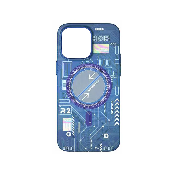 Electric Circuit Board With MagSafe Night Glow Case