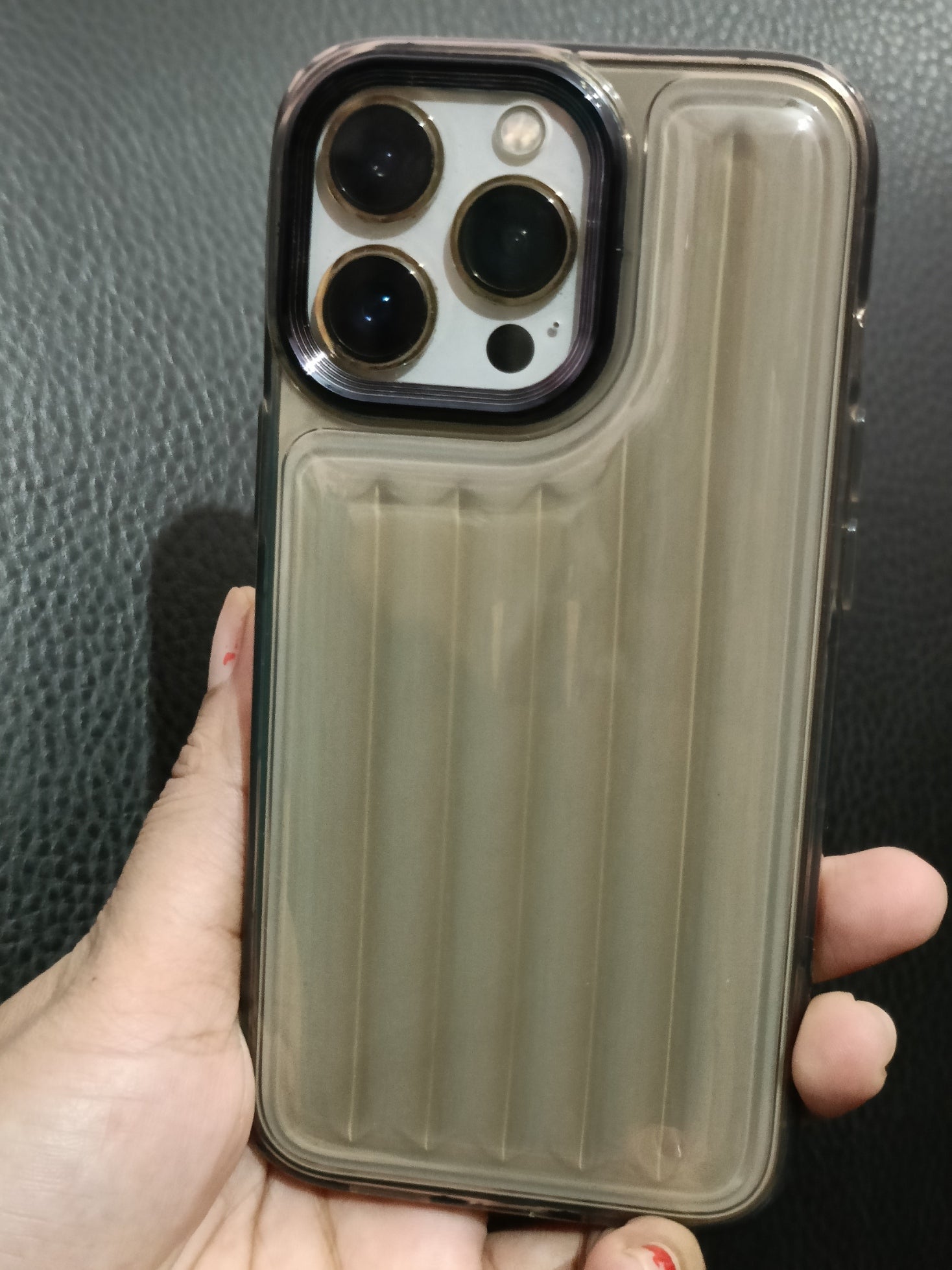 Transparent Glacier Pattern Case-iPhone 14 Pro Max