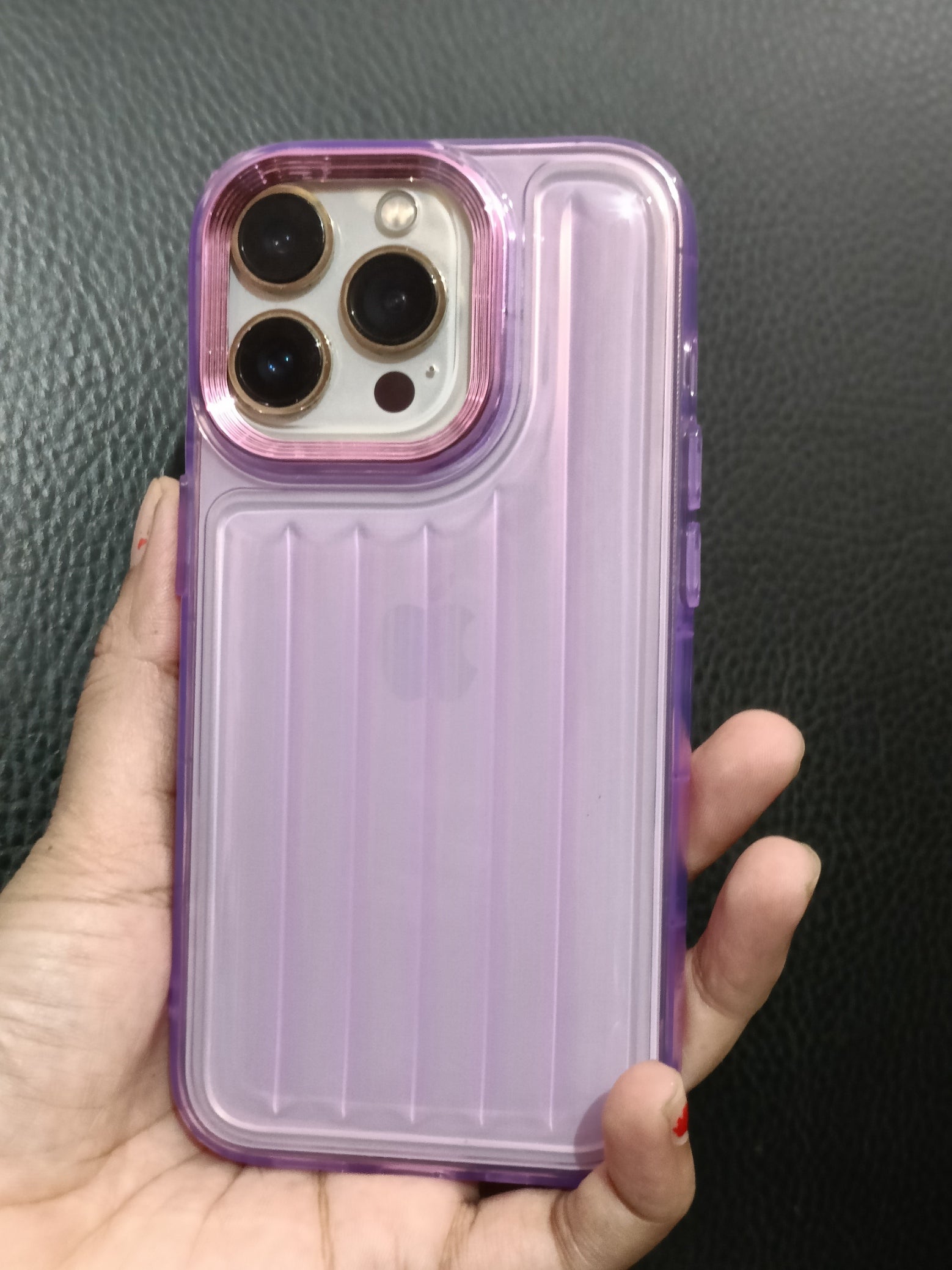 Transparent Glacier Pattern Case-iPhone 14 Pro Max