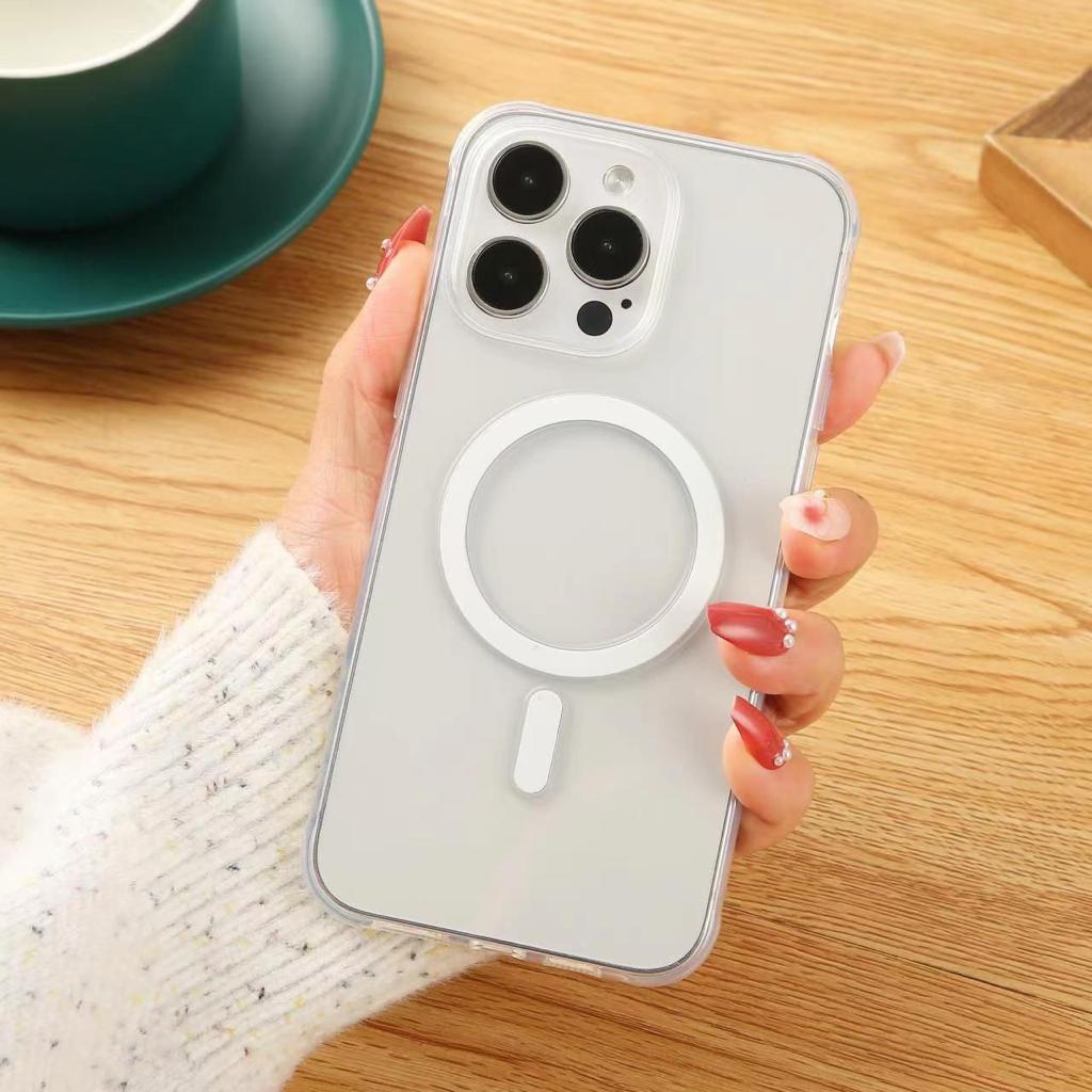 iPhone 14 Pro Max Series Transparent MagSafe Case