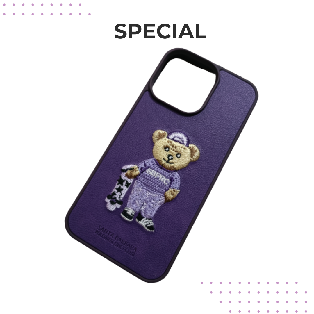 Santa Barbara Polo Bear Case Cover For 15 Pro Max