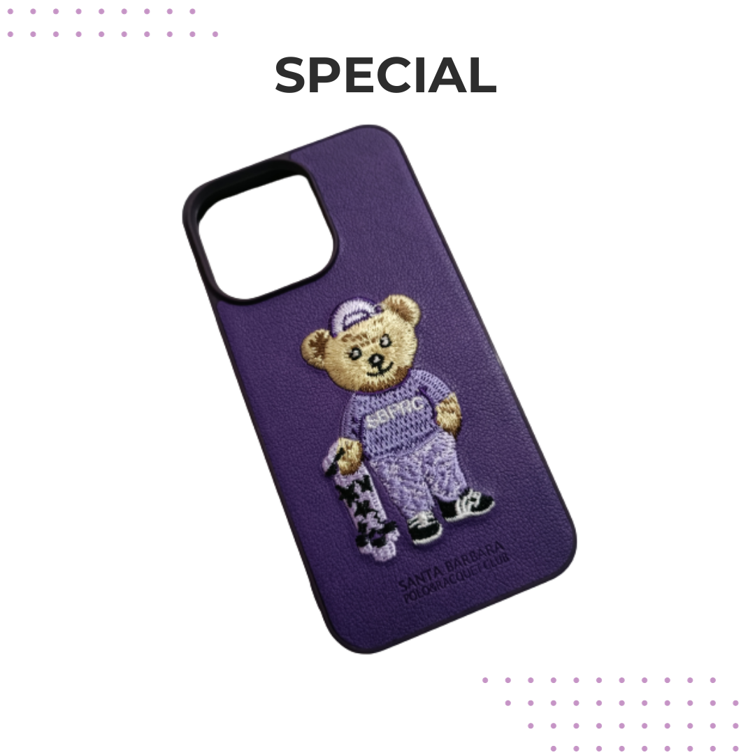 Santa Barbara Polo Bear Case Cover For 15 Pro Max