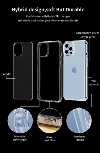 Clear Apple Back Cover Transparent For iPhone 14 Pro Max