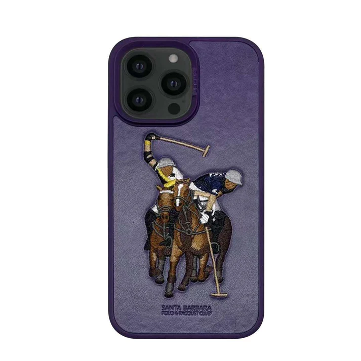 Santa Barbara Genuine Leather Case Jockey Series Case For iPhone 14 Pro