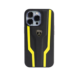 Lamborghini ® Yellow Stripe Pattern Case For iPhone 13 & 14 Series