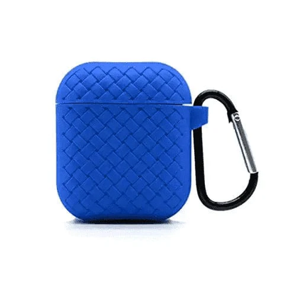 Woven Pattern Anti-dust Soft Silicone Case Cover Protector for Apple Airpods