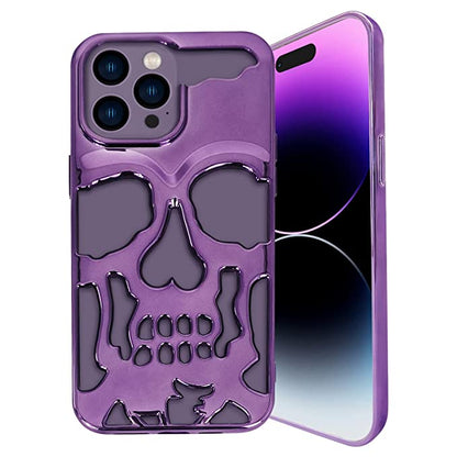 iPhone 13 Pro Series Hollow Skull Design Case