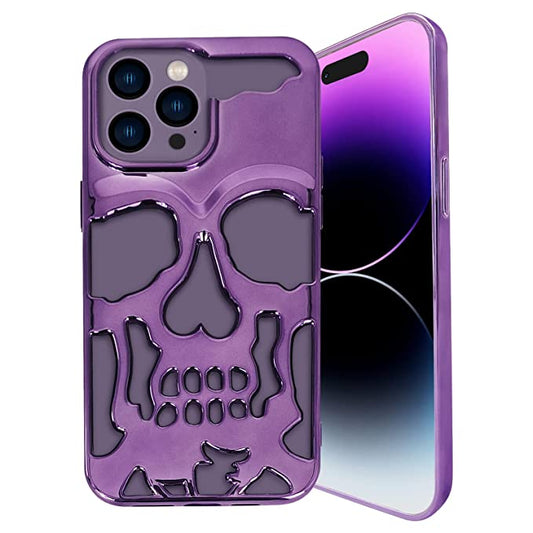 iPhone 13 Pro Max Series Hollow Skull Design Case