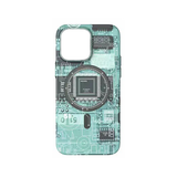 Electric Circuit Board With MagSafe Night Glow Case