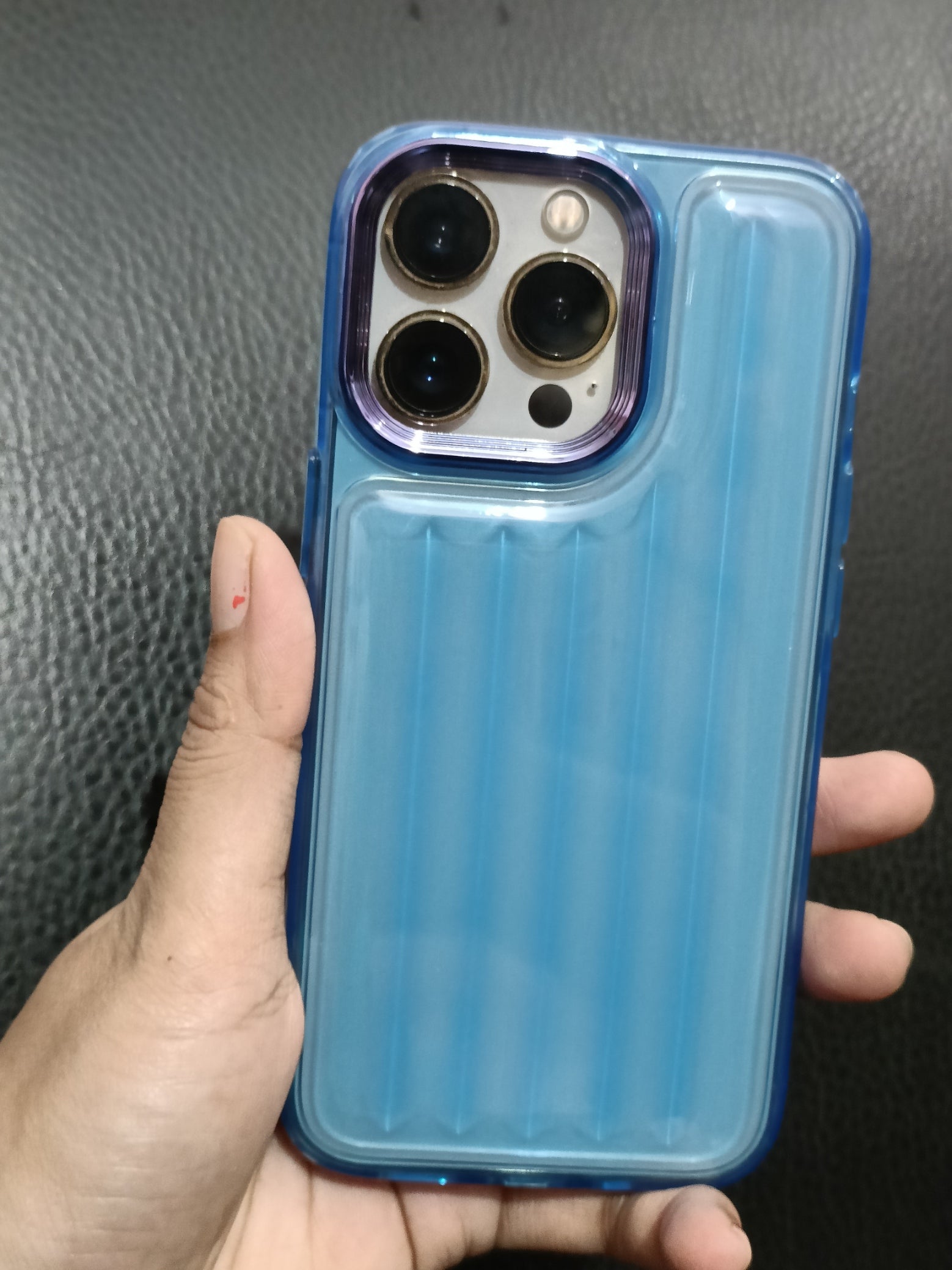 Transparent Glacier Pattern Case-iPhone 13 Pro