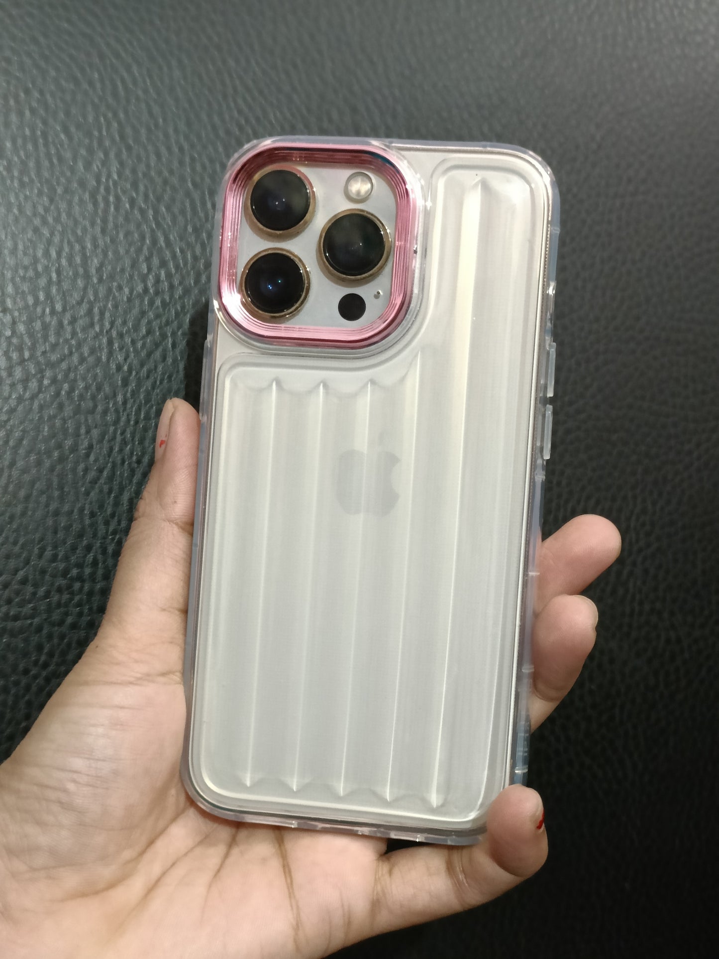 Transparent Glacier Pattern Case-iPhone 13 Pro