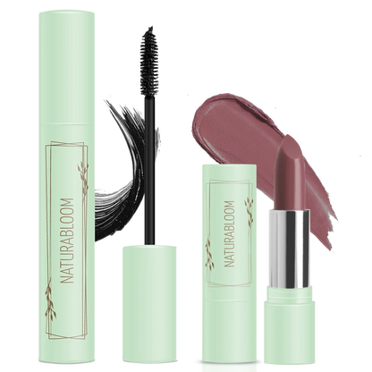 Dusty Rose Lipstick & Mascara