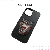 3D Embroidered Cute Wolf Tiger 