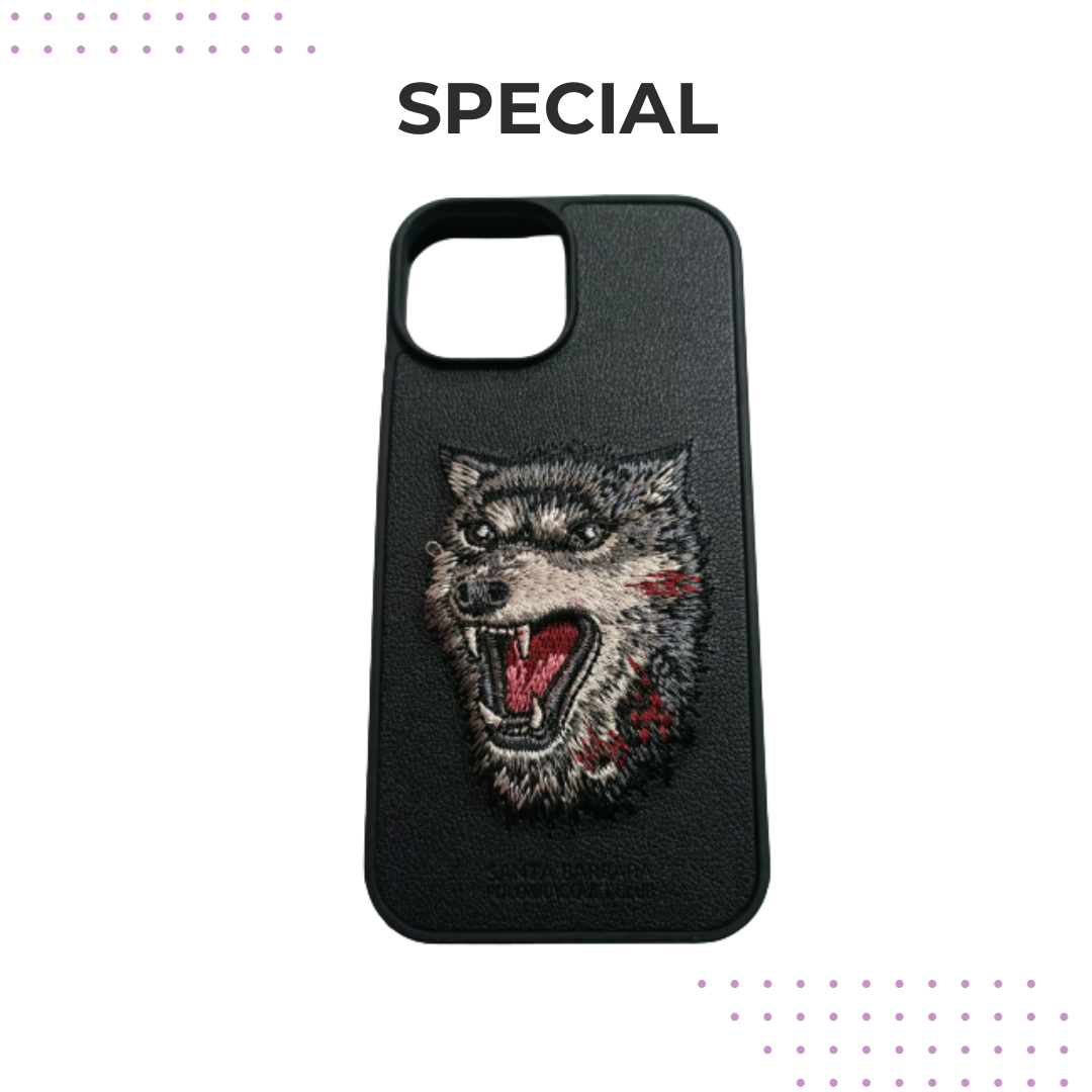 3D Embroidered Cute Wolf Tiger 