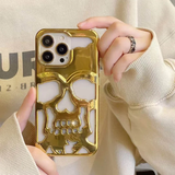 iPhone 13 Pro Max Series Hollow Skull Design Case