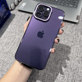 iPhone 11 Luxury Ultra Thin Transparent With Metal Camera Protection