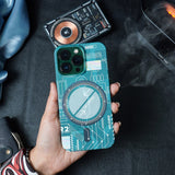 Electric Circuit Board With MagSafe Night Glow Case