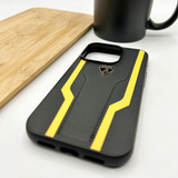 Lamborghini ® Yellow Stripe Pattern Case For iPhone 13 & 14 Series